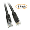 ACCL 35 Feet RJ45 Snagless/Molded Boot Black Cat6a Ethernet Lan Cable