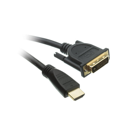 ACCL 50ft HDMI Male to DVI-D Male (Single Link) Cable, Gold Plated, CL2 Rated, Black