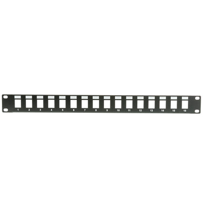 ACCL 1 Unit Rackmount 16 Port Blank Keystone Patch Panel