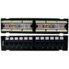 ACCL Wall Mount 12 Port Cat5e Patch Panel, 10in, 110 Type, 568A & 568B Compatible