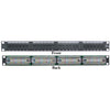 ACCL 1 Unit Rackmount 24 Port Cat6 Patch Panel, Horizontal 110 Type 568A & 568B Compatible