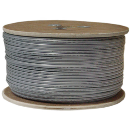 ACCL 26 AWG/8 Conductor Phone Cord, Bare end, UL & CSA, Spool, Silver Satin, 1000ft