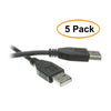 ACCL 10ft USB 2.0 A Male to A Male Cable, 28/24 AWG, Black