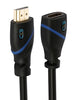 ACCL 6 Feet HDMI High Speed HDMI Extension Cable Male to Female , Supports Ethernet, 3D and Audio Return