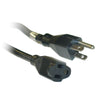 ACCL 50ft NEMA 5-15P to NEMA 5-15R Power Extension Cable, SJT, 14 AWG, 3 Conductor, 15 Amp, Black