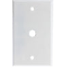 ACCL 1 hole for F-pin Connector Wall Plate, White