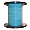 ACCL Plenum Zipcord Fiber Optic Cable, Multimode, Duplex, 50/125, OM3, Spool, Aqua, 1000ft