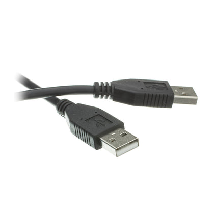 ACCL 10ft USB 2.0 A Male to A Male Cable, 28/24 AWG, Black