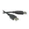 ACCL 3ft USB 2.0 A Male to A Male Cable, 28/24 AWG, Black